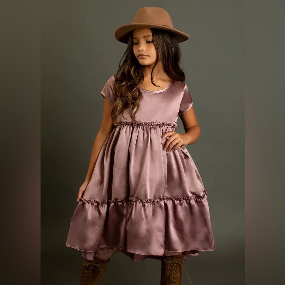 🎉Joyfolie - **Brand New** 🎉with tag. Lorelei Dress in Mauve - Size 14🪩